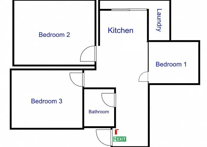 Spacious 3-room For 6 People In Gangnam Near Seolleung Station